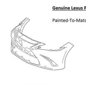 Painted 2019-2025 Lexus ES250 ES300h ES350 Front Bumper Cover | Genuine OEM