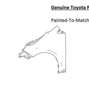 Painted 2019-2025 Toyota Corolla Hatchback Front Fender | Genuine OEM