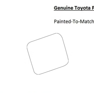 Painted 2019-2025 Toyota RAV4 Fuel Door | Genuine OEM