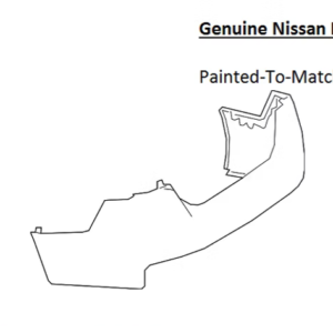 Painted 2019-2026 Nissan Altima Rear Bumper Cover | Genuine OEM