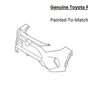 Painted 2019-2026 Toyota RAV4 Front Bumper Cover | Genuine OEM