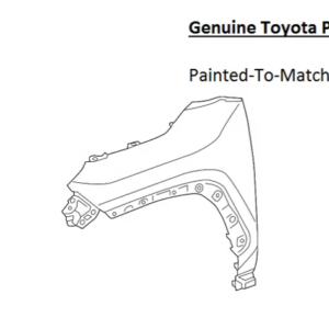 Painted 2019-2026 Toyota Rav4 Front Fender | Genuine OEM