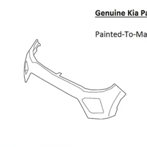 Painted 2020-2021 Kia Soul Front Bumper | Genuine OEM