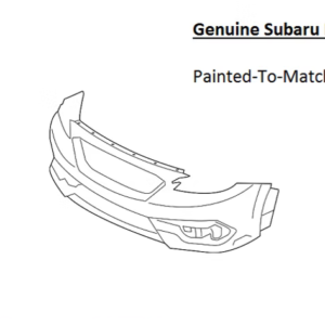 Painted 2020-2022 Subaru Legacy Front Bumper Cover | Genuine OEM