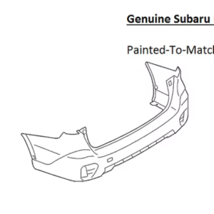 Painted 2020-2022 Subaru Outback Rear Bumper Cover | Genuine OEM