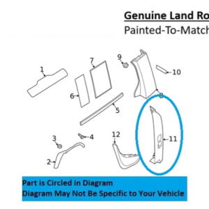 Painted 2020-2023 Land Rover Defender Rear Corner Panel | Genuine OEM