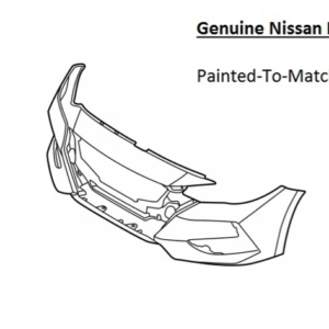 Painted 2020-2023 Nissan Sentra Front Bumper | Genuine OEM