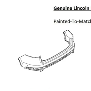 Painted 2020-2024 Lincoln Aviator Rear Bumper | Genuine OEM
