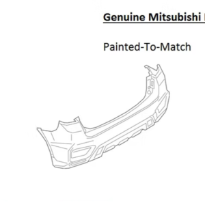 Painted 2020-2024 Mitsubishi Outlander Sport Rear Bumper | Genuine OEM