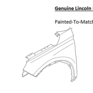 Painted 2020-2025 Lincoln Corsair Front Fender | Genuine OEM