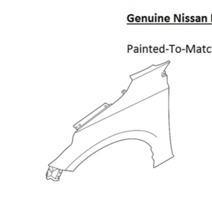 Painted 2020-2025 Nissan Sentra Front Fender | Genuine OEM
