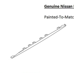 Painted 2020-2025 Nissan Sentra Side Skirt Rocker Molding | Genuine OEM