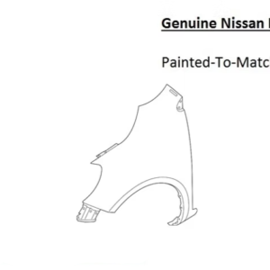 Painted 2020-2025 Nissan Versa Front Fender | Genuine OEM