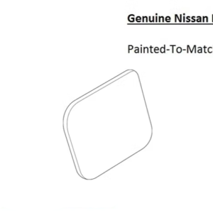 Painted 2020-2025 Nissan Versa Fuel Door | Genuine OEM