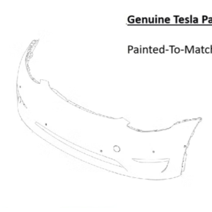 Painted 2020-2025 Tesla Model Y Front Bumper | Genuine OEM