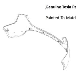 Painted 2020-2025 Tesla Model Y Rear Bumper | Genuine OEM