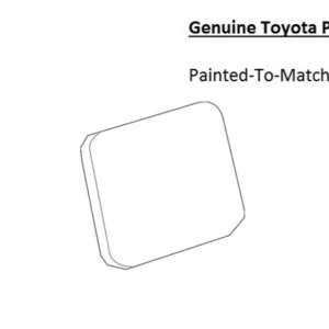 Painted 2020-2025 Toyota Corolla Fuel Door | Genuine OEM