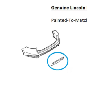 Painted 2020-2026 Lincoln Aviator Rear Hitch Cover | ​Genuine OEM