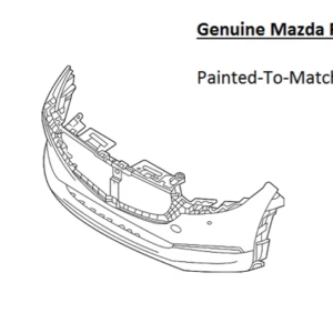 Painted 2020-2026 Mazda CX-30 CX30 Front Bumper Cover | Genuine OEM