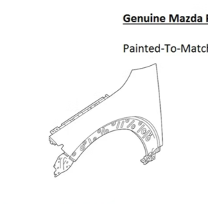 Painted 2020-2026 Mazda CX-30 CX30 Front Fender | Genuine OEM