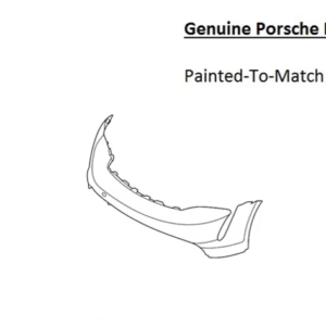 Painted 2020-2026 Porsche Taycan Front Bumper | Genuine OEM