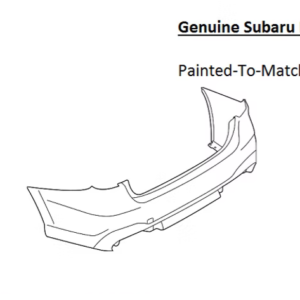 Painted 2020-2026 Subaru Legacy Rear Bumper Cover | Genuine OEM