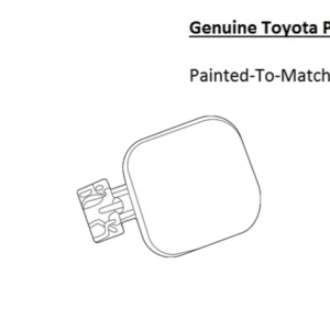 Painted 2020-2026 Toyota Highlander Fuel Door | Genuine OEM