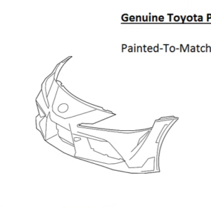 Painted 2020-2026 Toyota Supra Front Bumper Cover | Genuine OEM