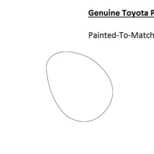 Painted 2020-2026 Toyota Supra Fuel Door | Genuine OEM