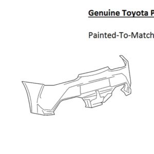 Painted 2020-2026 Toyota Supra Rear Bumper Cover | Genuine OEM