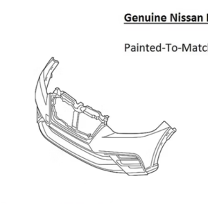Painted 2020 Nissan Kicks Front Bumper | Genuine OEM