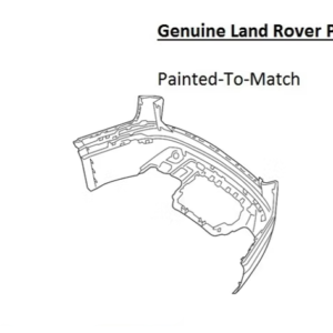 Painted 2021-2023 Land Rover Range Rover Velar Rear Bumper | Genuine OEM