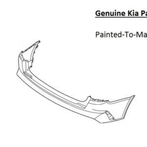 Painted 2021-2024 Kia Sorento Upper Rear Bumper | Genuine OEM