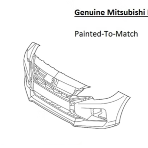 Painted 2021-2024 Mitsubishi Mirage Front Bumper | Genuine OEM