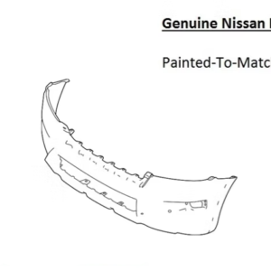 Painted 2021-2024 Nissan Armada Front Bumper | Genuine OEM