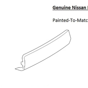 Painted 2021-2024 Nissan Armada Rear Hitch Cover | Genuine OEM