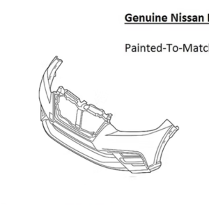 Painted 2021-2024 Nissan Kicks Front Bumper | Genuine OEM
