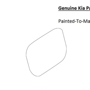 Painted 2021-2025 Kia Sorento Fuel Door | Genuine OEM