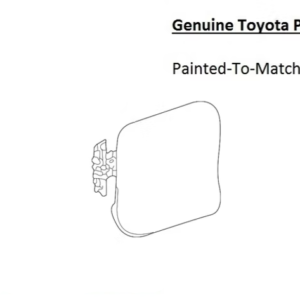 Painted 2021-2025 Toyota Sienna Fuel Door | Genuine OEM