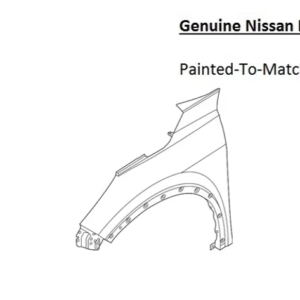 Painted 2021-2026 Nissan Rogue Front Fender | Genuine OEM
