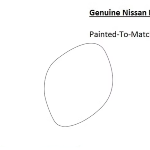 Painted 2021-2026 Nissan Rogue Fuel Door | Genuine OEM