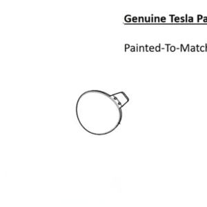 Painted 2021-2026 Tesla Model S Front Tow Hook Cover | Genuine OEM