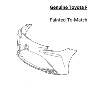 Painted 2021-2026 Toyota Mirai Front Bumper | Genuine OEM