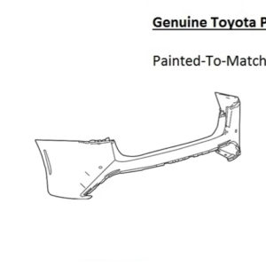 Painted 2021-2026 Toyota Mirai Rear Bumper | Genuine OEM