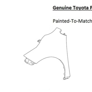Painted 2021-2026 Toyota Sienna Front Fender | Genuine OEM