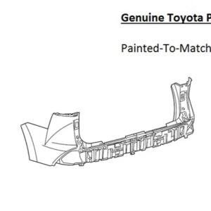 Painted 2021-2026 Toyota Sienna Rear Bumper | Genuine OEM