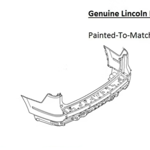 Painted 2022-2024 Lincoln Navigator Rear Bumper | Genuine OEM