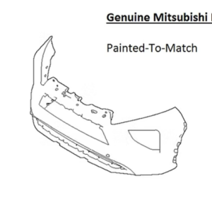 Painted 2022-2024 Mitsubishi Eclipse Cross Front Bumper | Genuine OEM