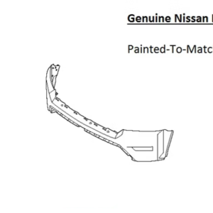 Painted 2022-2024 Nissan Frontier Front Bumper | Genuine OEM