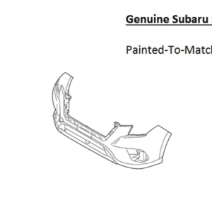 Painted 2022-2024 Subaru Forester Front Bumper Cover | Genuine OEM